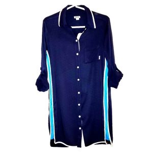 DKNY Button Up Shirt Dress